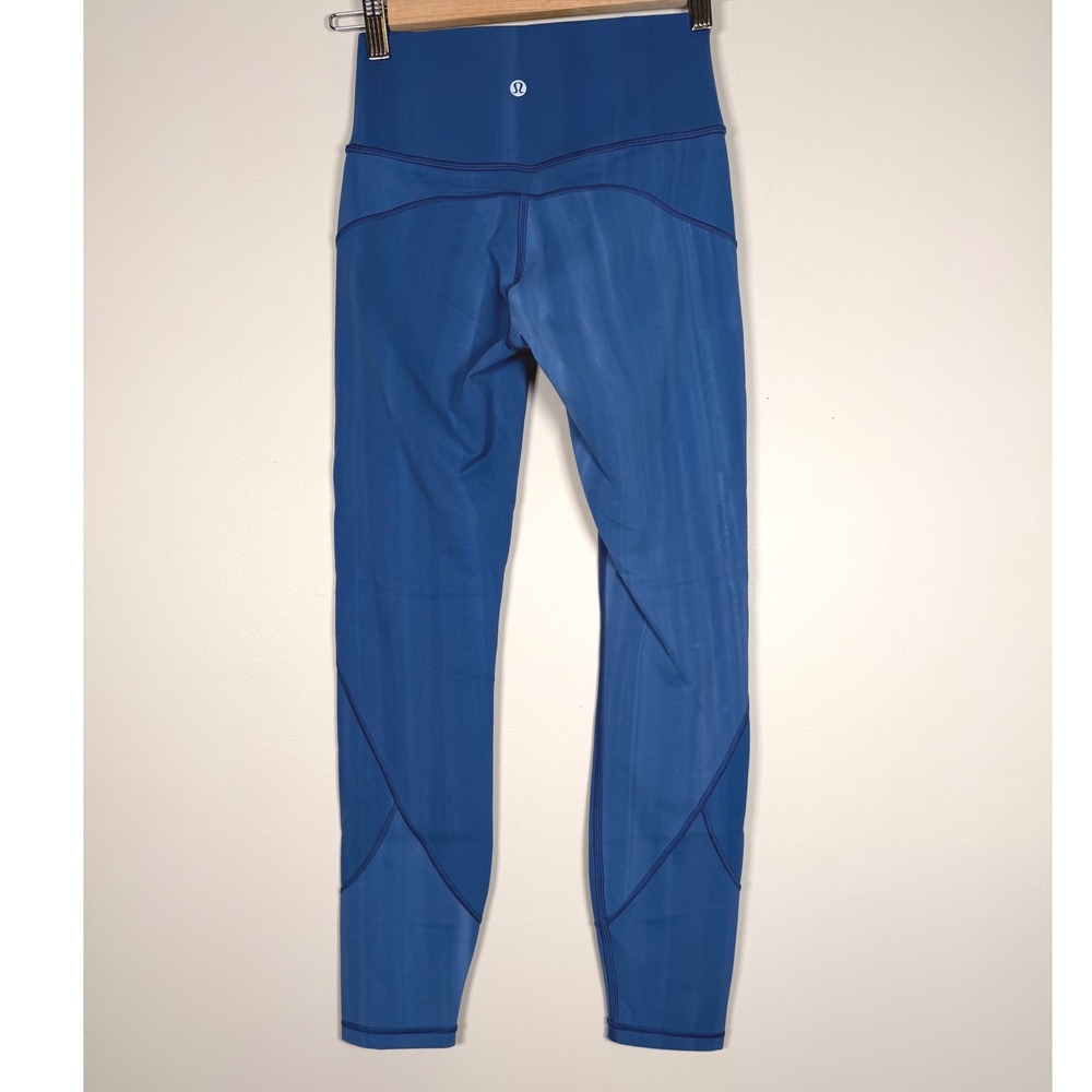Lululemon Align High Rise Leggings Blue Size 4 Athletic Pants 26 inch Yoga - Picture 3 of 9